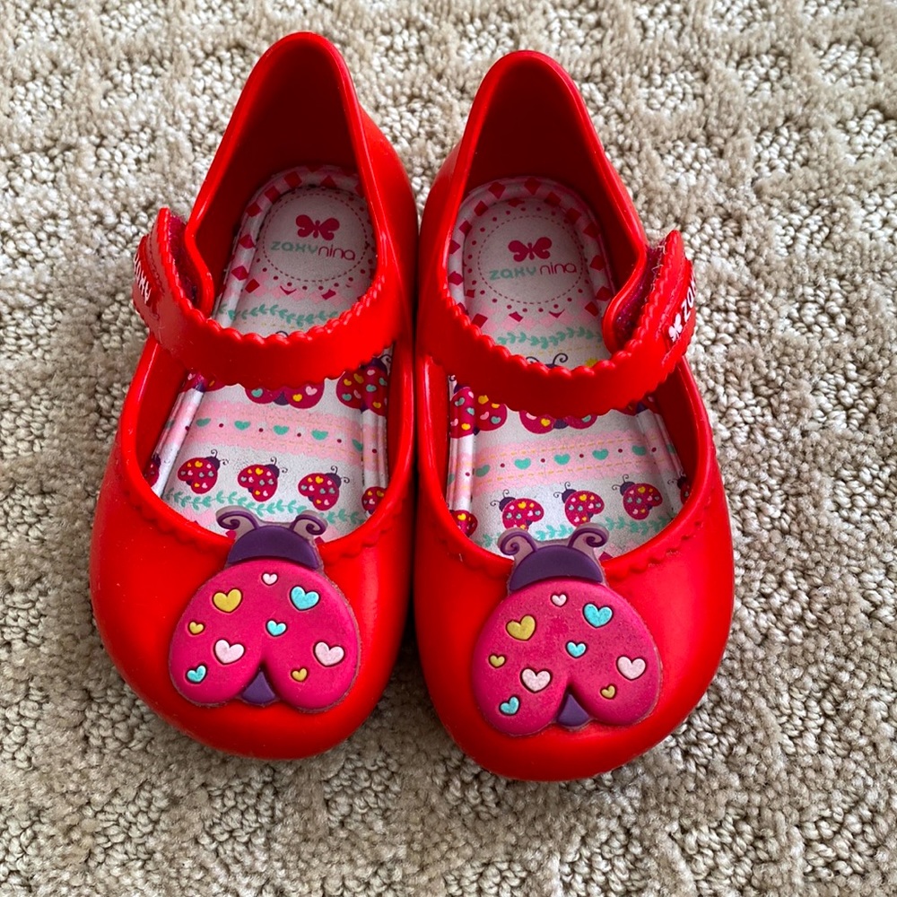 Toddler girl red shoes
